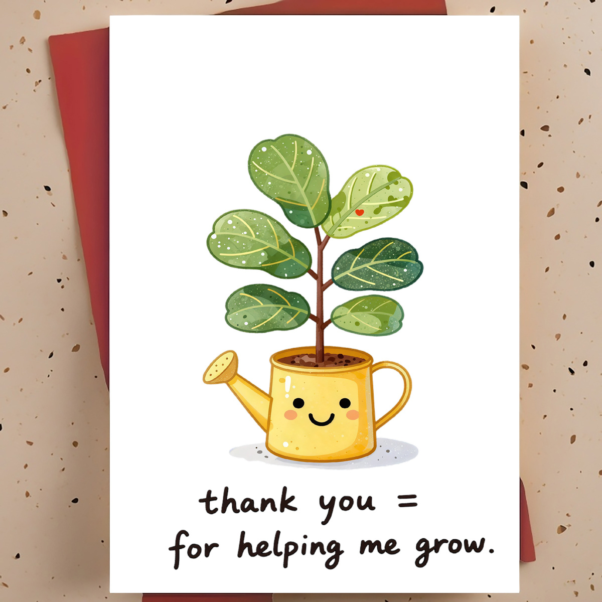 Plant Parents - Cartão de Agradecimento Doce e Aconchegante