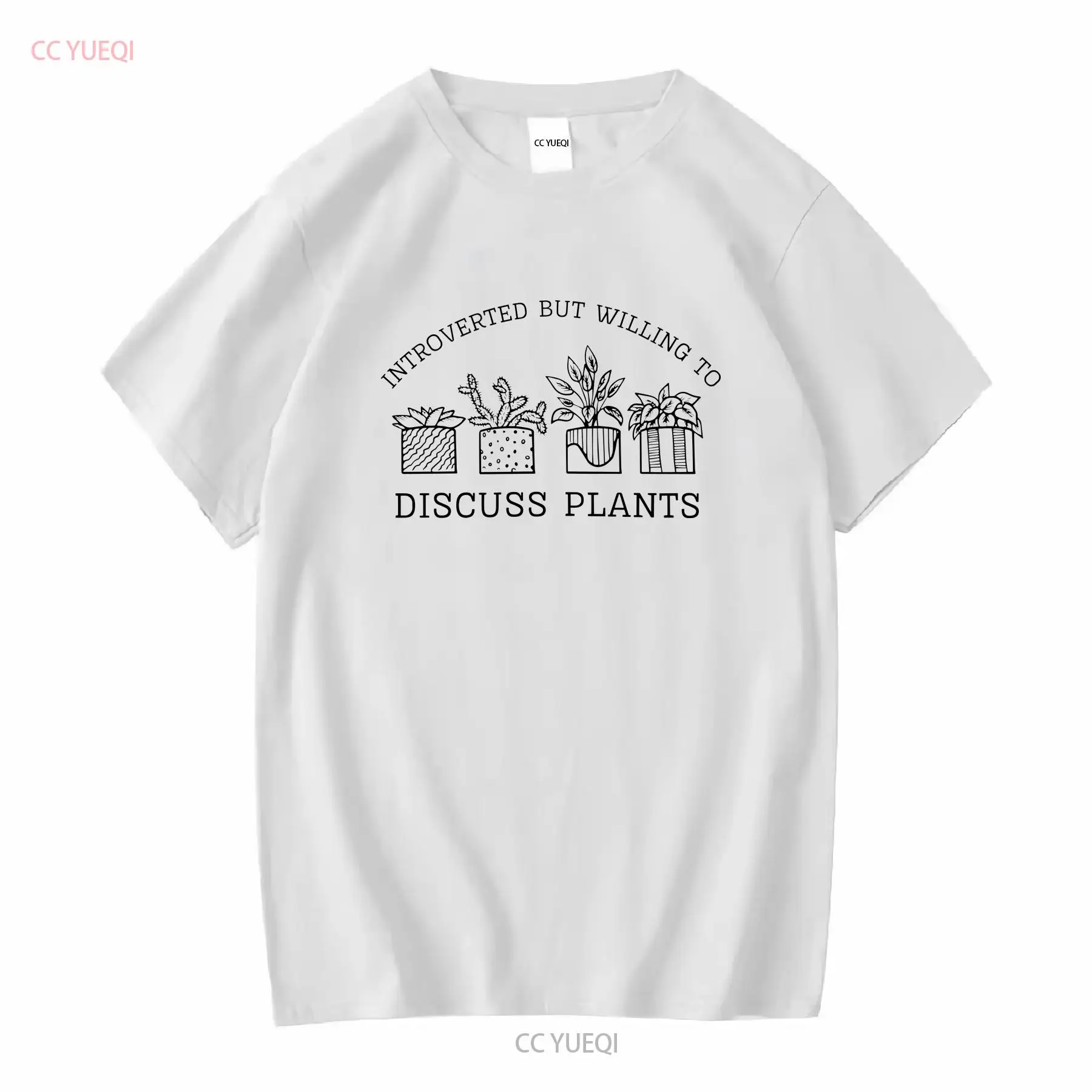 Plant Parent Shirt - Introvertido, mas vou discutir plantas engraçado