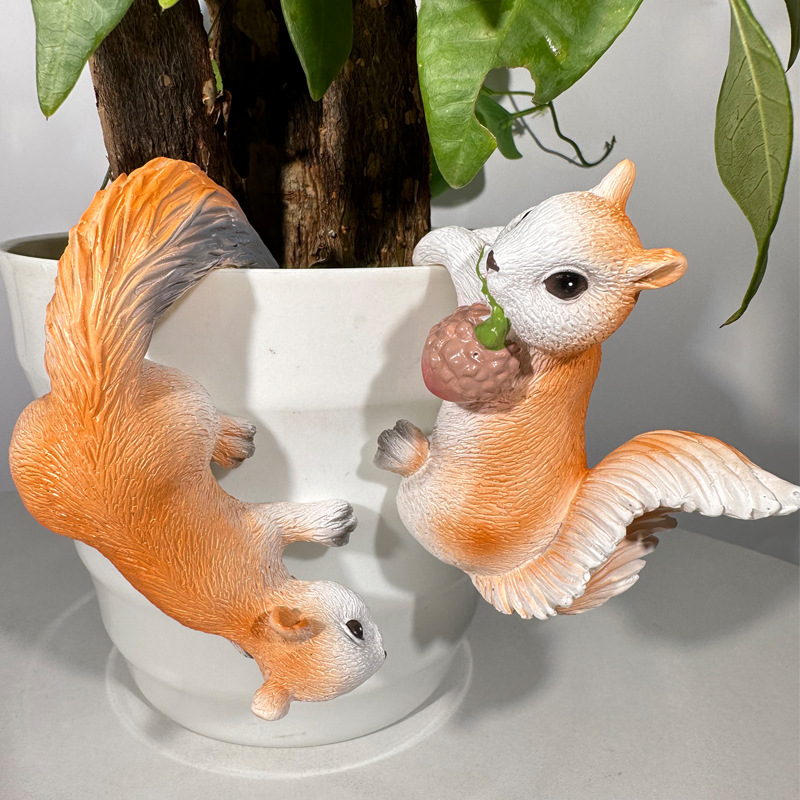 Plant Parents - 2 pçs criativo esquilo pendurado plantador