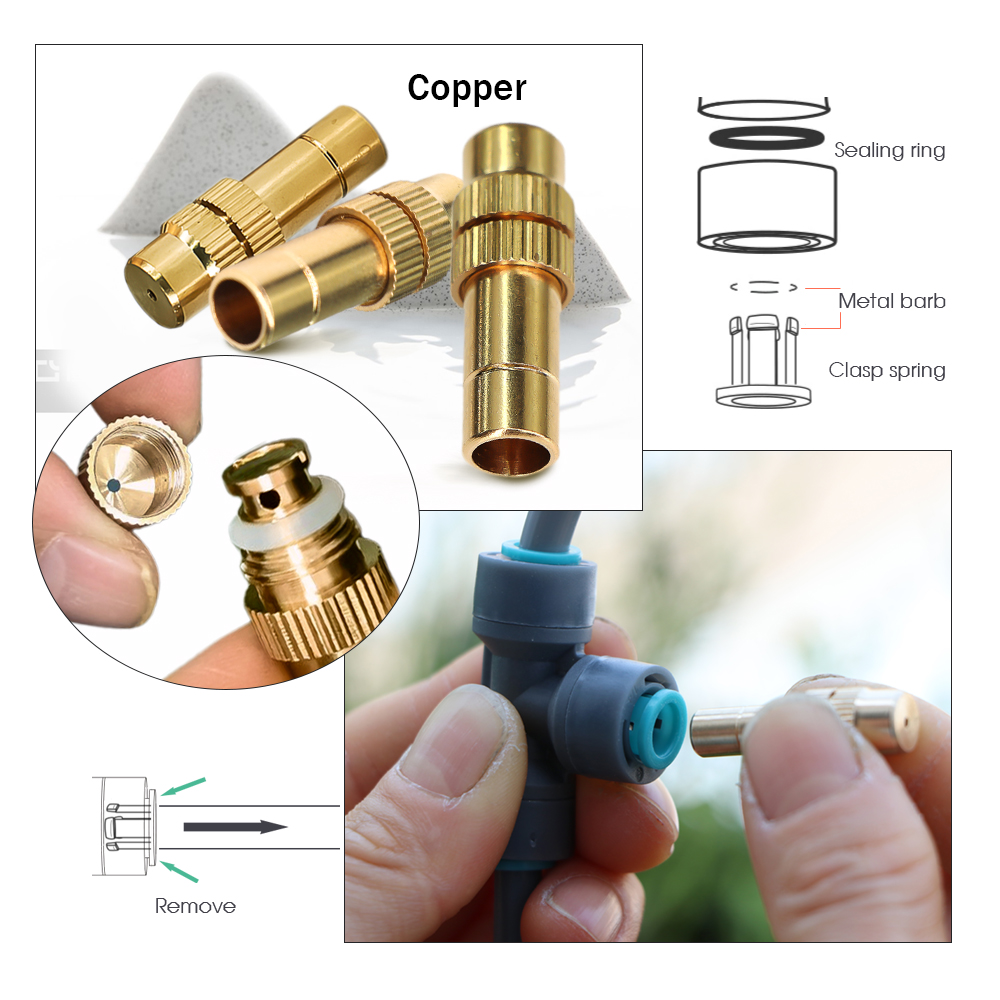 5-30m 4/6mm mangueira cinza bo - Plant Parent Kit avaliação e preço