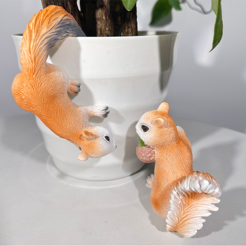 2 pçs criativo esquilo pendura - Plant Parents avaliação e preço